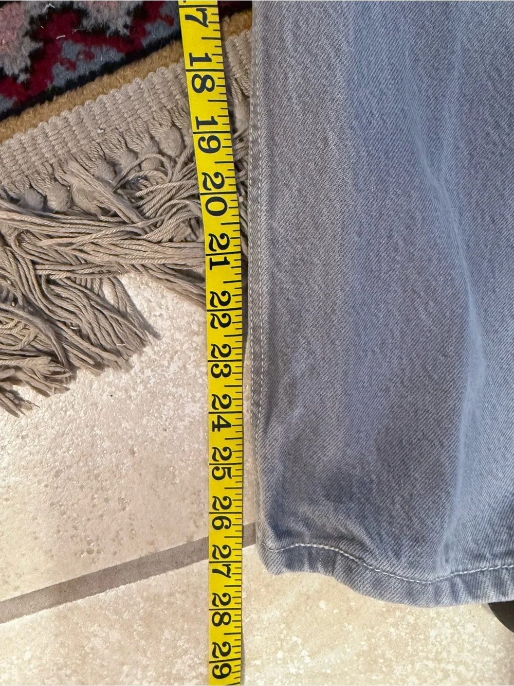 Levi's 501 Original Fit Button fly -Men's Light Gray 42 x 30